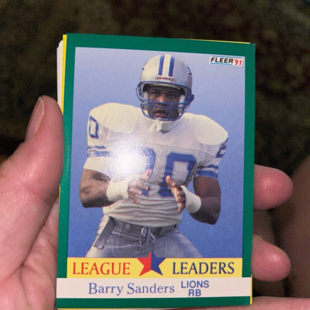 Fleer 91 Football Star Cards mix of 10ct